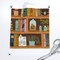 Library Home Reading Books Bookshelf Custom Printed Fabric by Spoonflower Various Fabrics by the Yard or Fat Quarter